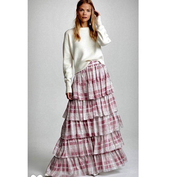 fancy maxi skirt